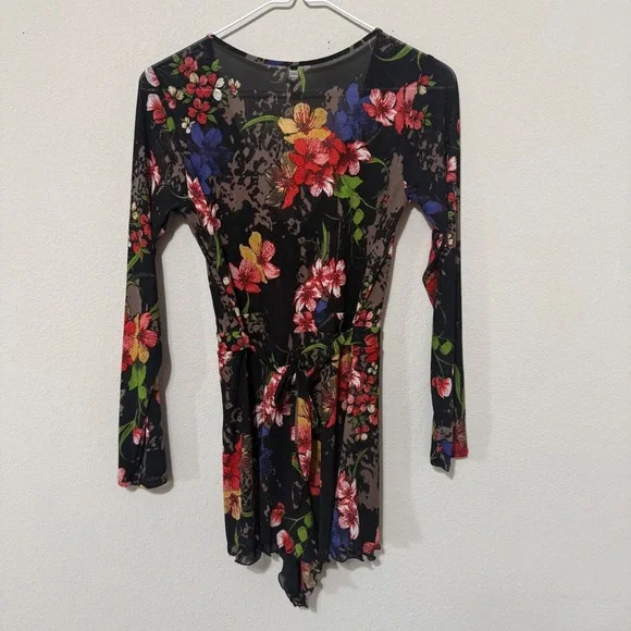 NWT Wicked Weasel Women's Floral Jumpsuit Size Medium